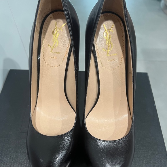 YSL Saint Laurent ❗️AUTHENTIC ‼️ Black Platform Tribtoo pumps, Women Size 39 - Picture 10 of 13